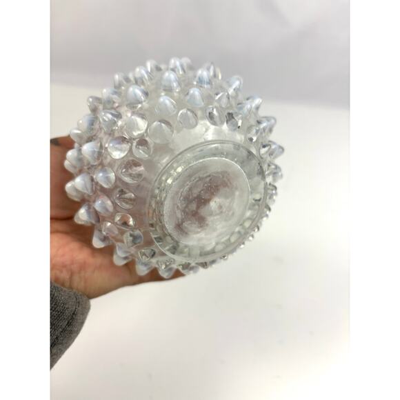 Vintage 1920s Fenton Hobnail Opalescent Glass Bud Vase – Collectible - Picture 2 of 16